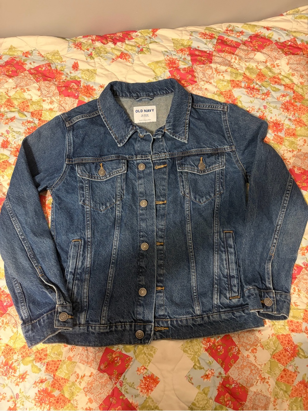 Old Navy Girls Denim Jacket size XL